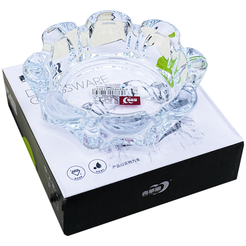 Scrumiera sticla transparenta Green 11 cm